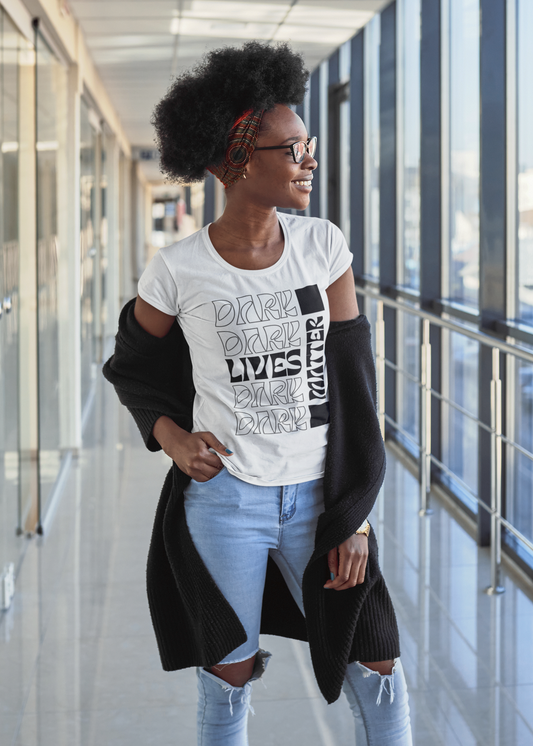 Dark Lives Matter Tee (Black & White)