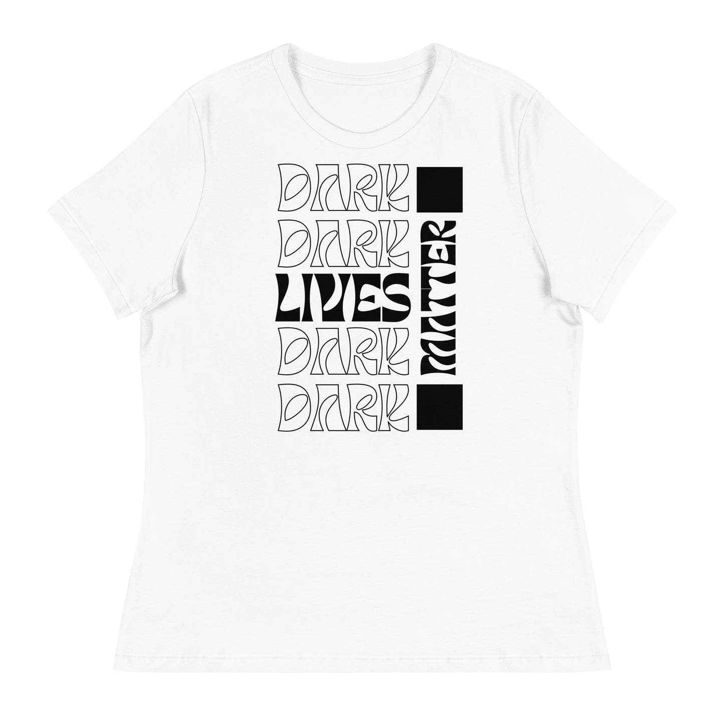 Dark Lives Matter Tee (Black & White)